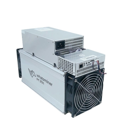 M30+ 100Th Asic Whatsคนขุดแร่ เครื่องมือขุด BTC ประสิทธิภาพสูง 3400W