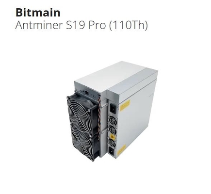 Antคนขุดแร่ Asic Miners Bitmain miningS19/S19pro/S19J Pro110t 104t 100t 96t 95t สำหรับ Asic Bitcoin Mining2832W-3250W เครื่อง