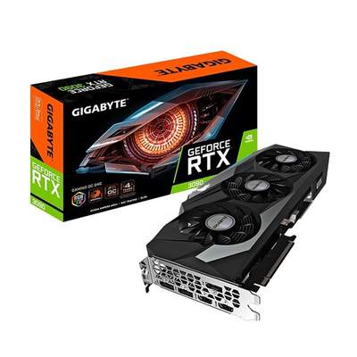 การ์ดจอ GeForce RTX 3090 24GB ประสิทธิภาพสูง GDDR6 การขุด Rig Video Cards