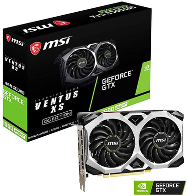 MSI Gaming GeForce GTX 1660 Super กราฟิกการ์ด 1660s DVI กราฟิกการ์ด