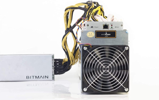 LTC Bitmain Antคนขุดแร่ L3+ 600mh/S Asic การขุด เครื่องจักร 850W 11.6-13.0V