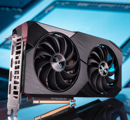 RX 6600 8G AMD RADEON การขุด Rig กราฟิกการ์ด 14000MHz 8pin 128 Bit