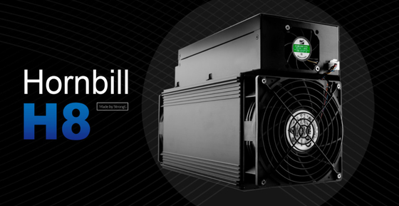 3600W Asic Cryptocurrency คนขุดแร่ Bitcoin Strongu คนขุดแร่ Hornbill H8 74TH/S 60Hz