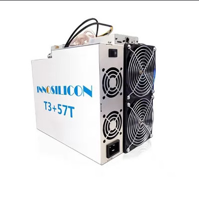 BTC คนขุดแร่ Innosilicon T3+ 57Th/S เครื่องขุด BTC อัลกอริทึม SHA-256 3300W