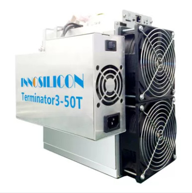 BTC คนขุดแร่ Innosilicon T3 50TH/S 3100W Innosilicon Bitcoin คนขุดแร่อัลกอริทึม SHA-256