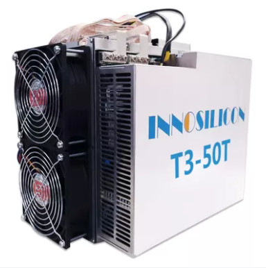 BTC คนขุดแร่ Innosilicon T3 50TH/S 3100W Innosilicon Bitcoin คนขุดแร่อัลกอริทึม SHA-256