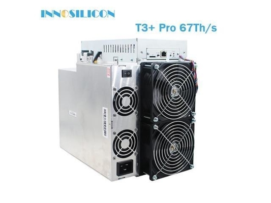 BTC คนขุดแร่ Innosilicon T3+ Pro 67t 67th/S Bitcoin BTC เครื่องขุดแร่ Asic คนขุดแร่